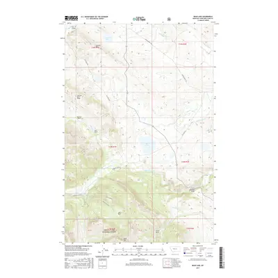 2017 Map of Bean Lake, 2017 Print