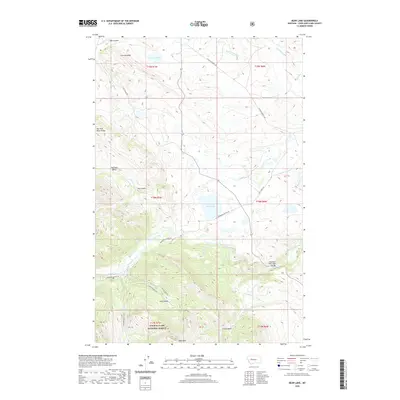 2020 Map of Bean Lake, 2020 Print