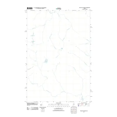 2011 Map of Bean Pot Pond, 2011 Print
