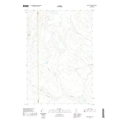 2021 Map of Bean Pot Pond, 2021 Print