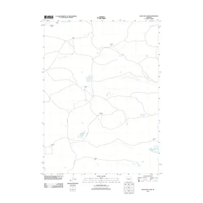 2011 Map of Bean Soup Lake, 2011 Print
