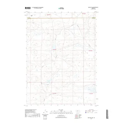 2017 Map of Bean Soup Lake, 2017 Print