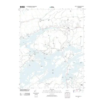 2010 Map of Bean Station, 2010 Print