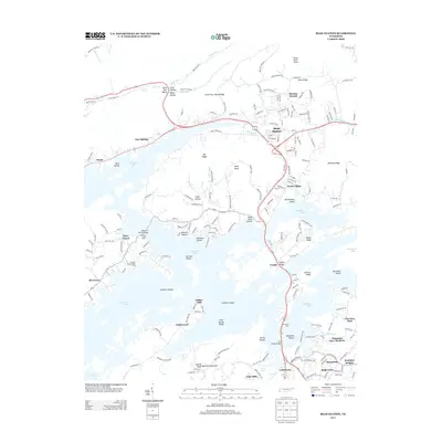 2013 Map of Bean Station, 2013 Print