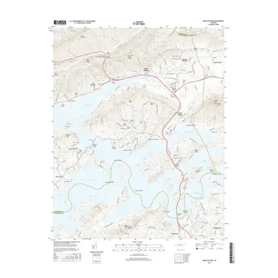 2016 Map of Bean Station, 2016 Print