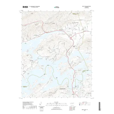 2019 Map of Bean Station, 2019 Print