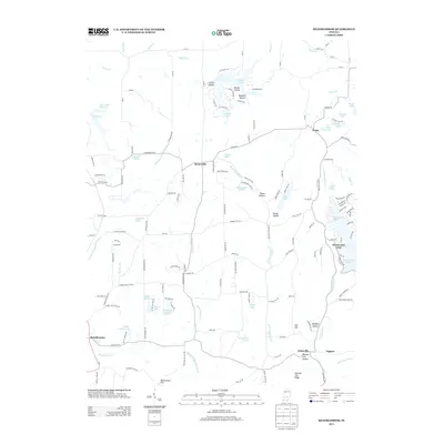2013 Map of Beanblossom, 2013 Print