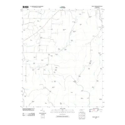 2010 Map of Beans Creek, 2010 Print