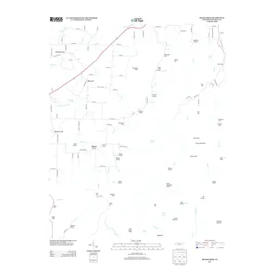 2013 Map of Beans Creek, 2013 Print