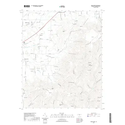 2019 Map of Beans Creek, 2019 Print