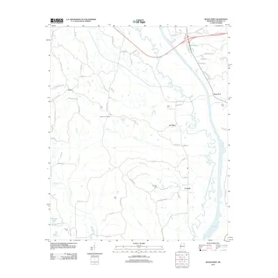 2012 Map of Beans Ferry, 2012 Print
