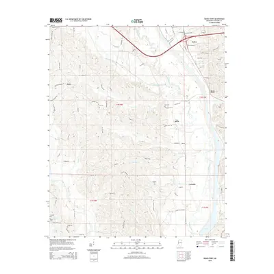 2015 Map of Beans Ferry, 2015 Print