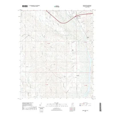 2018 Map of Beans Ferry, 2018 Print