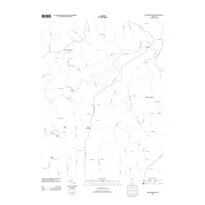 2013 Map of Bear Branch, 2013 Print