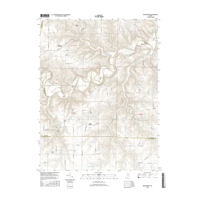 2016 Map of Bear Branch, 2016 Print