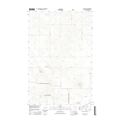2014 Map of Bear Butte, 2014 Print