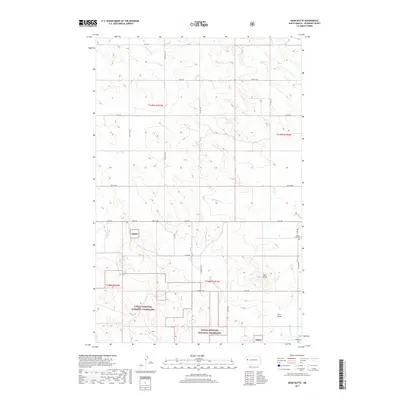 2017 Map of Bear Butte, 2017 Print