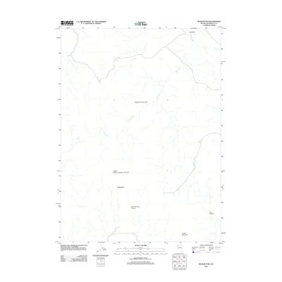 2011 Map of Bear Buttes, 2011 Print