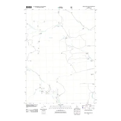 2011 Map of Bear Camp Gulch, 2011 Print