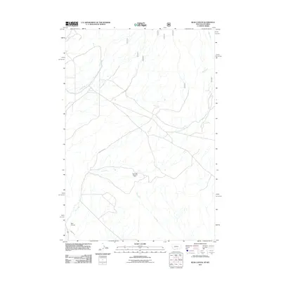 2011 Map of Bear Canyon, 2011 Print