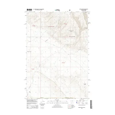 2014 Map of Bear Canyon, 2014 Print