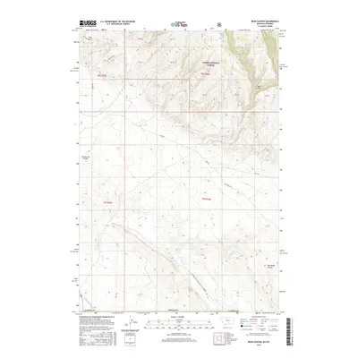 2017 Map of Bear Canyon, 2017 Print
