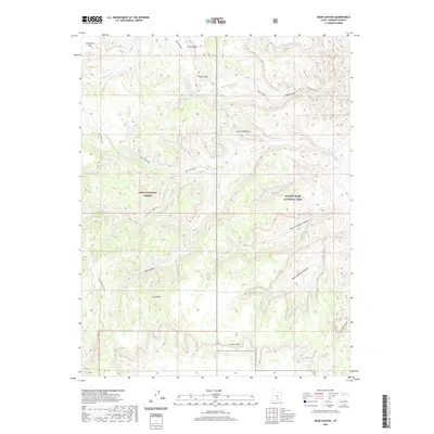 2020 Map of Bear Canyon, 2020 Print