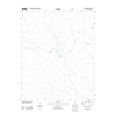 2012 Map of Bear Canyon, 2012 Print