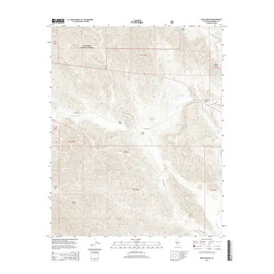 2015 Map of Bear Canyon, 2015 Print