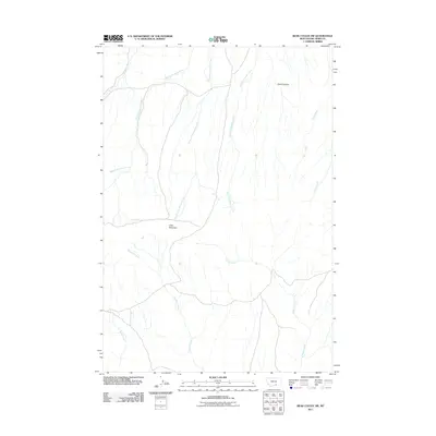 2011 Map of Bear Coulee SW, 2011 Print