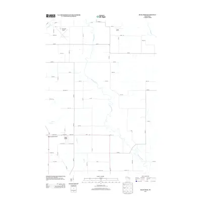 2013 Map of Bear Creek, 2013 Print