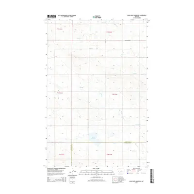 2014 Map of Bear Creek Reservoir, 2014 Print