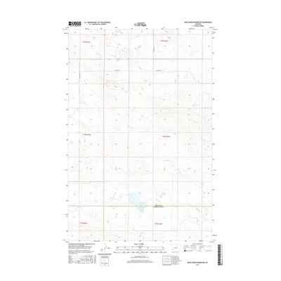 2017 Map of Bear Creek Reservoir, 2017 Print