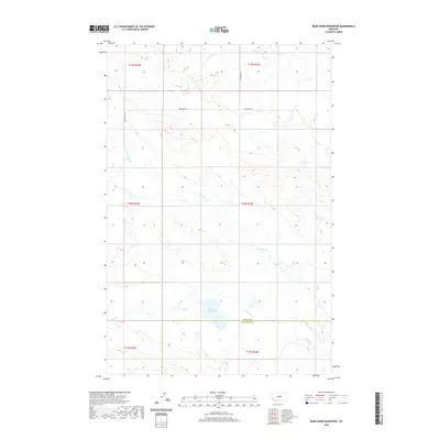 2020 Map of Bear Creek Reservoir, 2020 Print