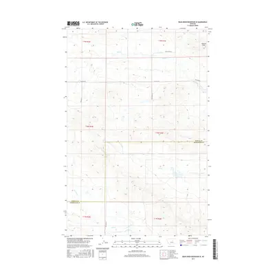 2017 Map of Bear Creek Reservoir SE, 2017 Print