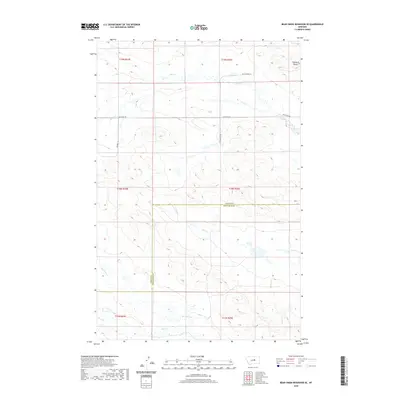 2020 Map of Bear Creek Reservoir SE, 2020 Print