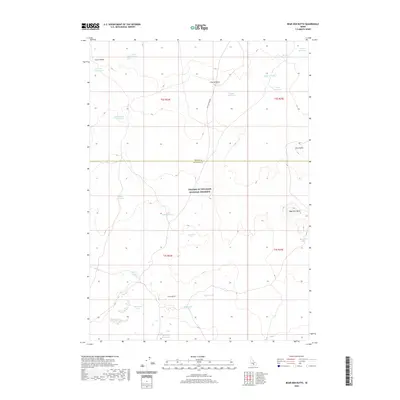 2020 Map of Bear Den Butte, 2020 Print