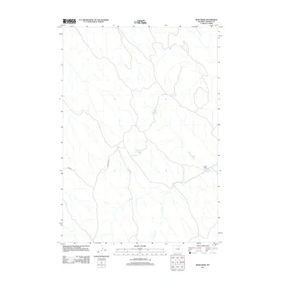 2012 Map of Bear Draw, 2012 Print