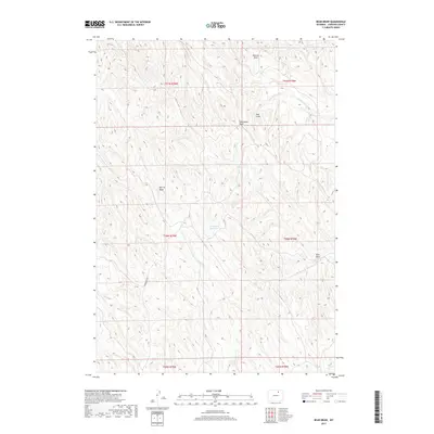 2017 Map of Bear Draw, 2017 Print