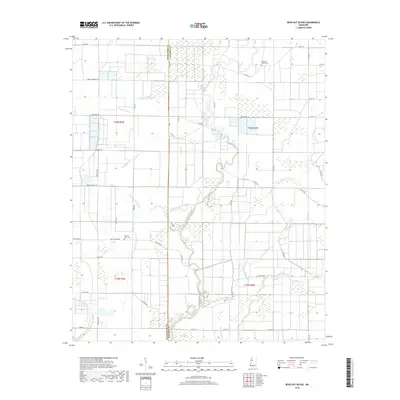 2018 Map of Bear Gut Bayou, 2018 Print