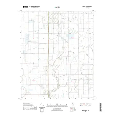 2020 Map of Bear Gut Bayou, 2020 Print
