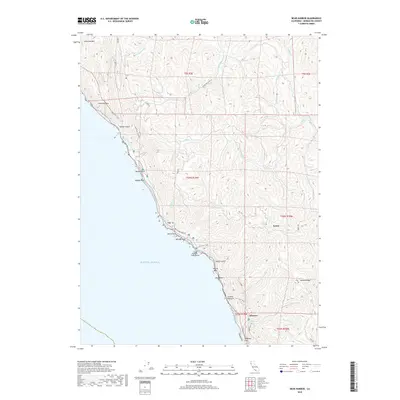 2018 Map of Bear Harbor, 2018 Print