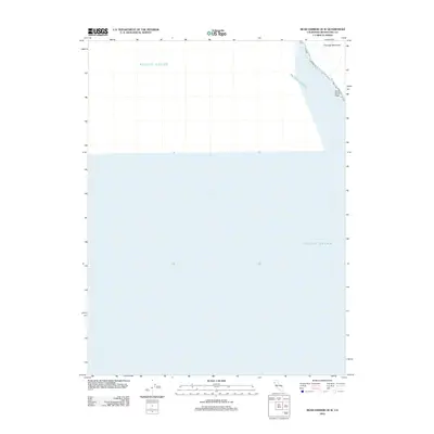 2012 Map of Bear Harbor OE W, 2012 Print