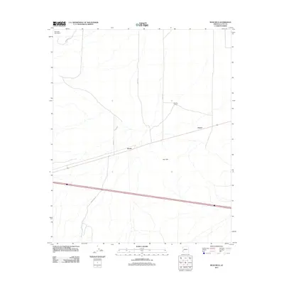2011 Map of Bear Hills, 2011 Print
