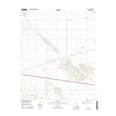 2014 Map of Bear Hills, 2014 Print