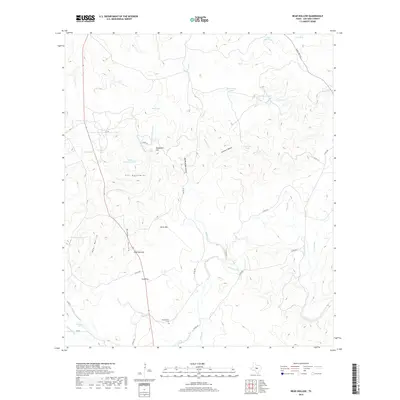 2019 Map of Bear Hollow, 2019 Print