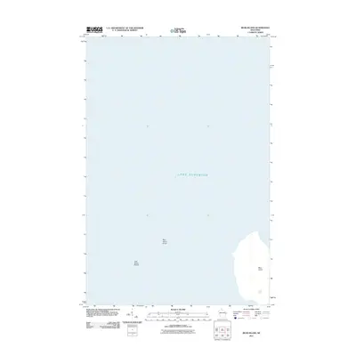 2011 Map of Bear Island, 2011 Print
