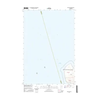 2015 Map of Bear Island, 2015 Print