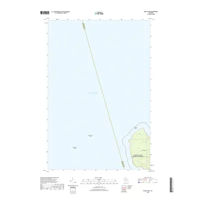 2018 Map of Bear Island, 2018 Print