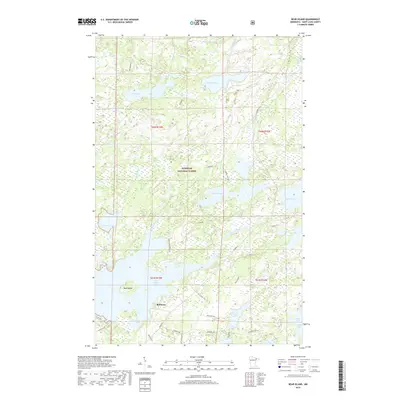 2019 Map of Bear Island, 2019 Print
